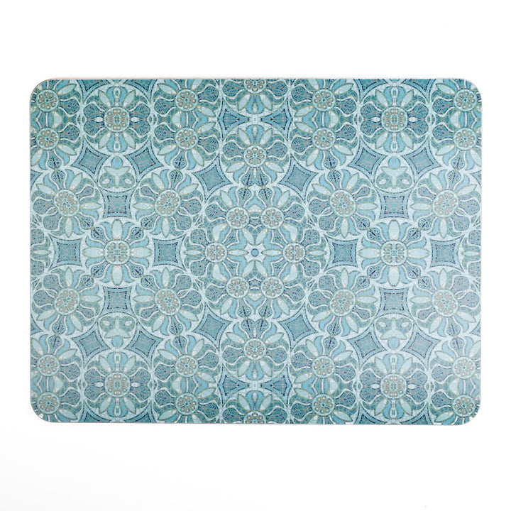 Pomegranate - XL Table Mat - Aqua