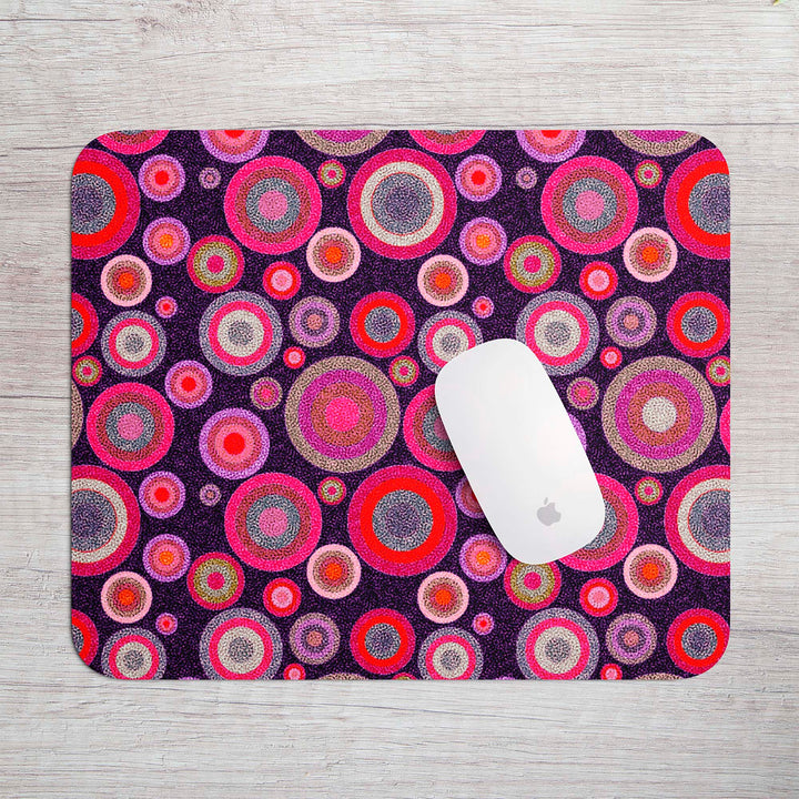 Starry Night Mouse Mat / Gaming Mat - Red