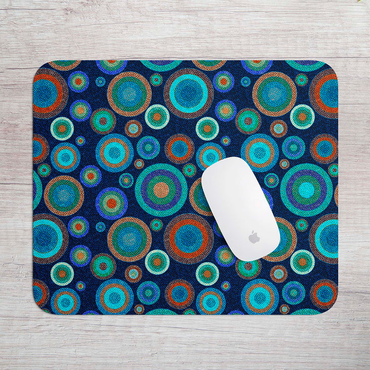 Starry Night Mouse Mat / Gaming Mat - Blue