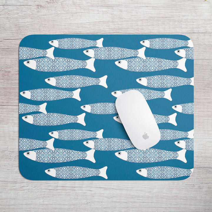 Ocean Shoal Mouse Mat / Gaming Mat - Teal