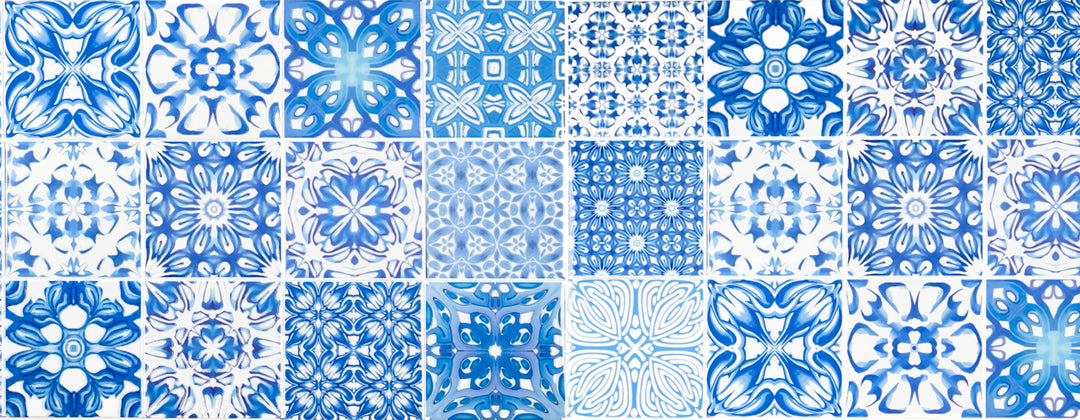Mix and Match Ceramic tiles - Sky Blue Mix