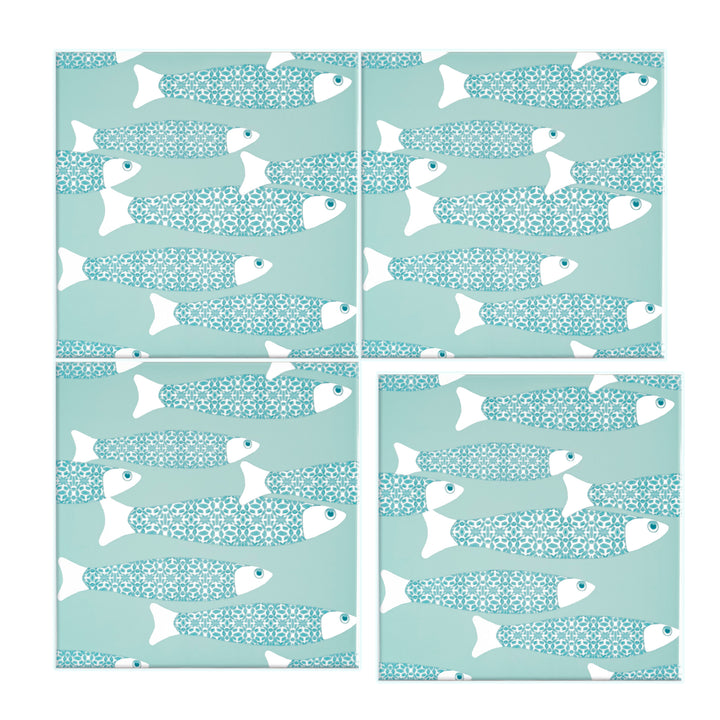 Ocean Shoal tile - Sky Blue