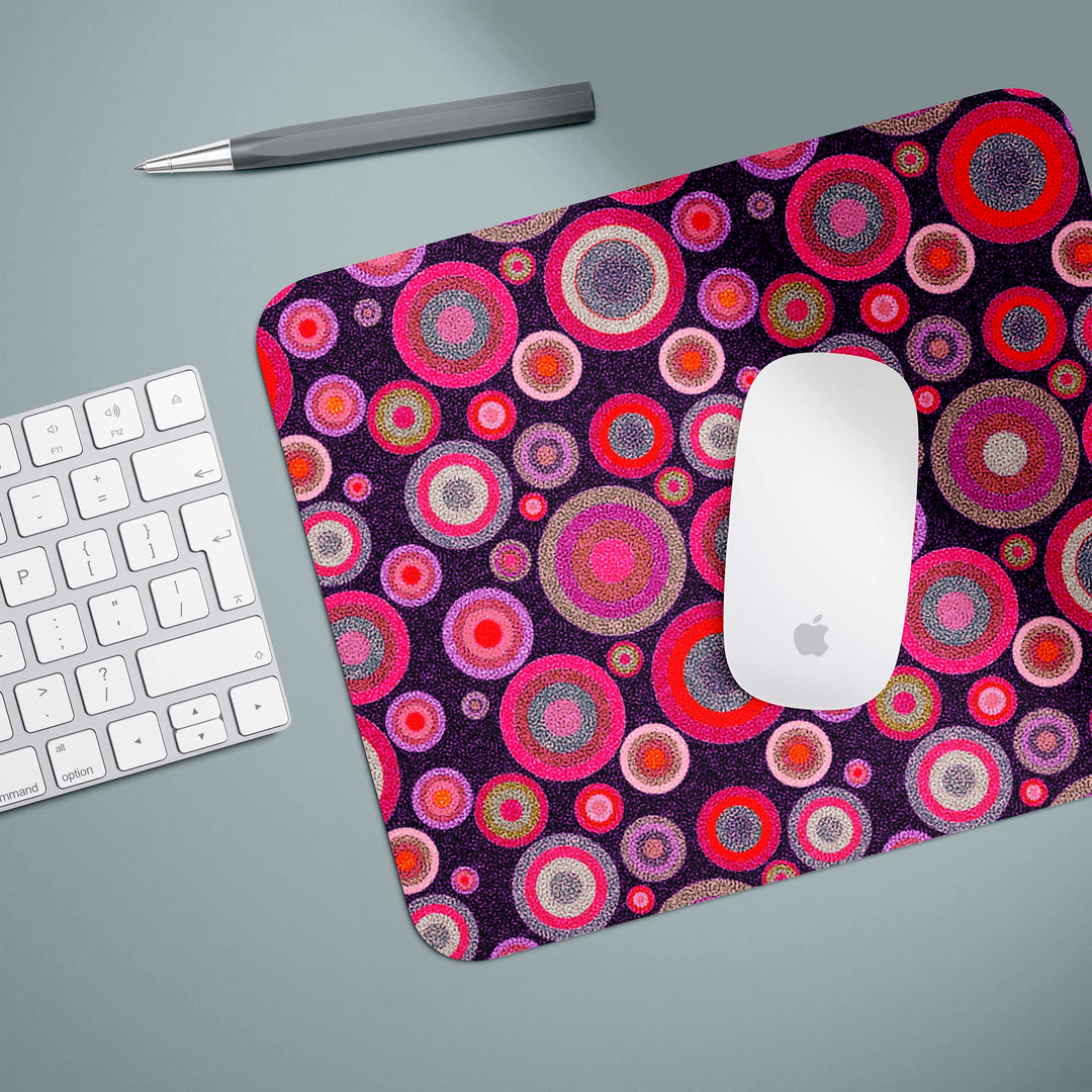 Starry Night Mouse Mat / Gaming Mat - Red