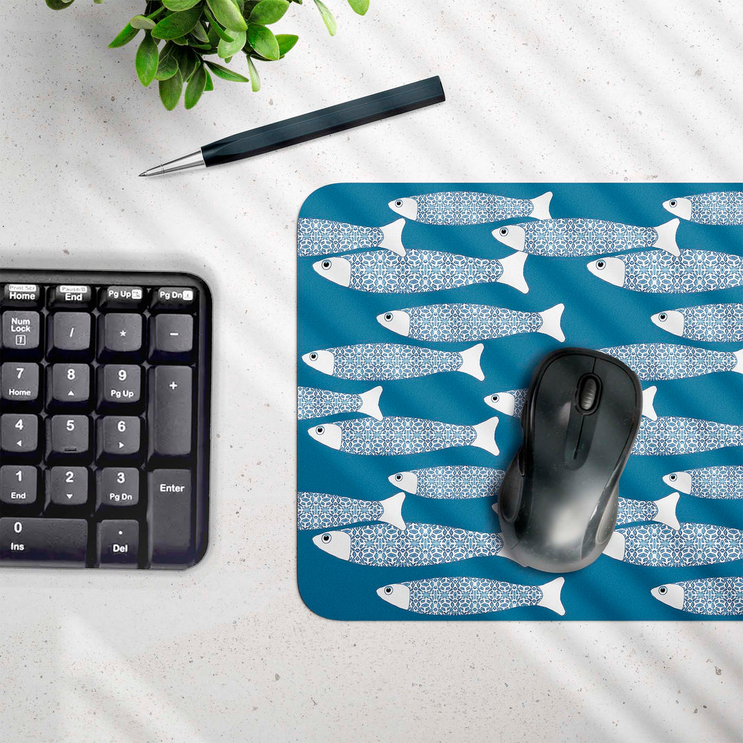 Ocean Shoal Mouse Mat / Gaming Mat - Teal
