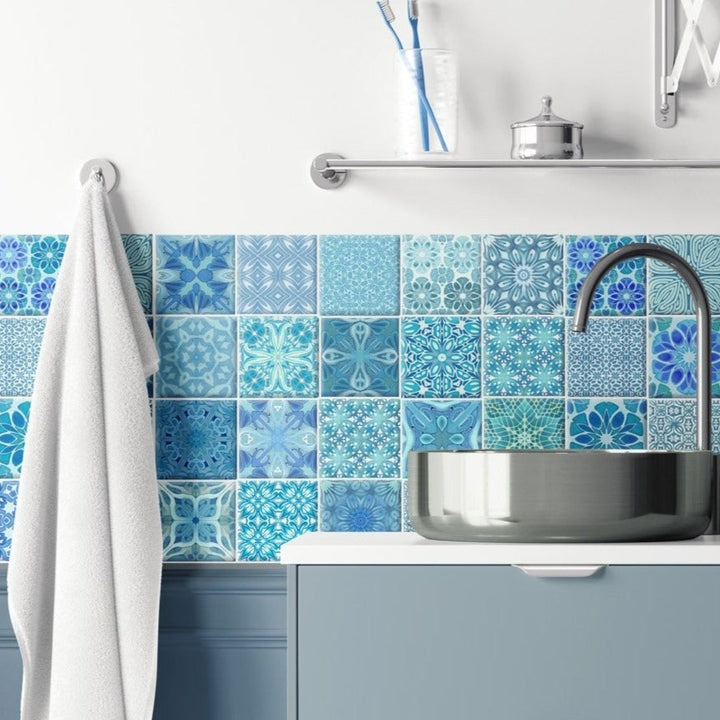 Mix and Match Ceramic tiles - Turquoise Mix