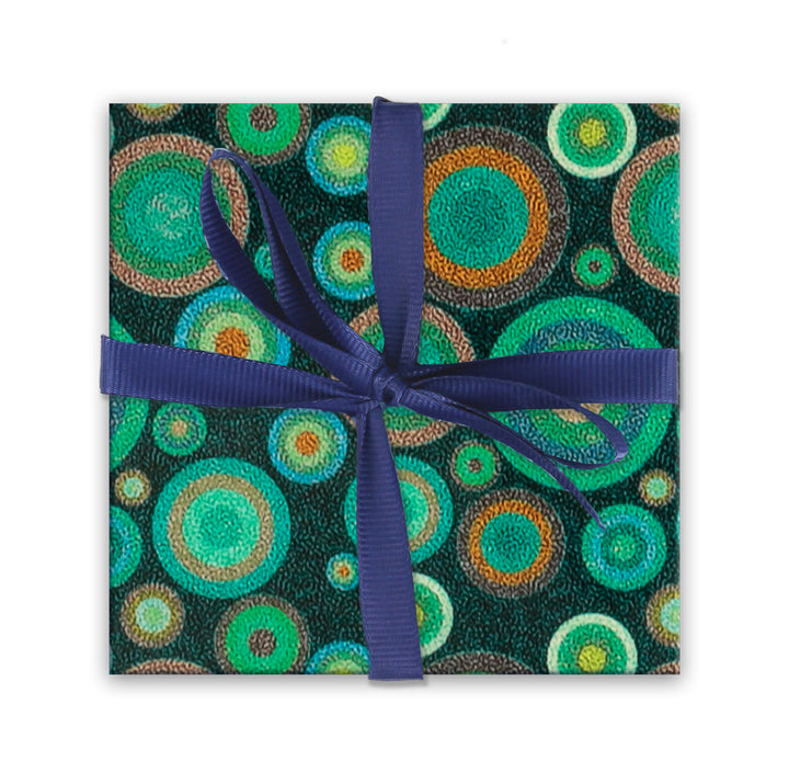 Starry Night Chopping Board - Worktop Protector - Malachite