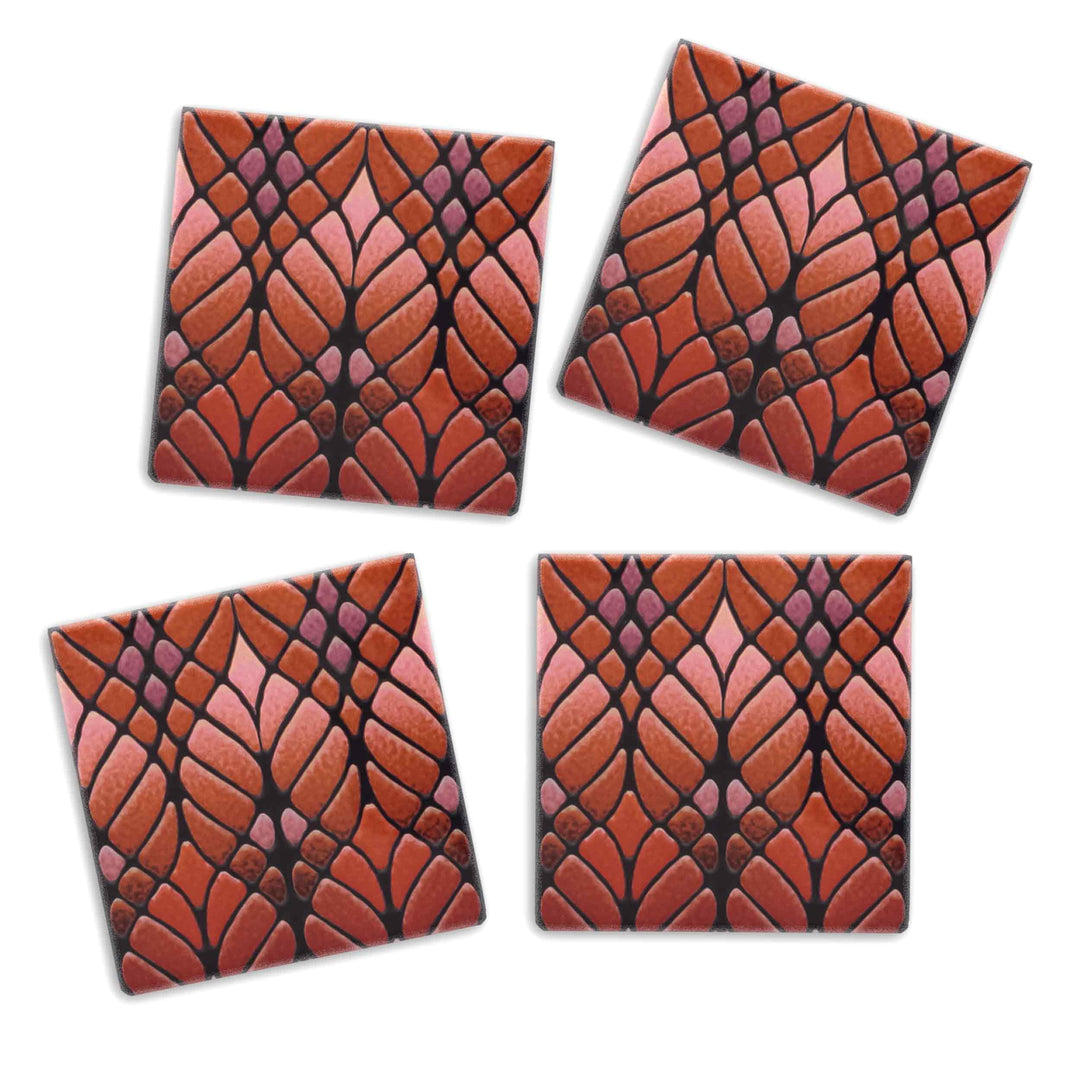 Interwoven Autumn Trees Chopping Board