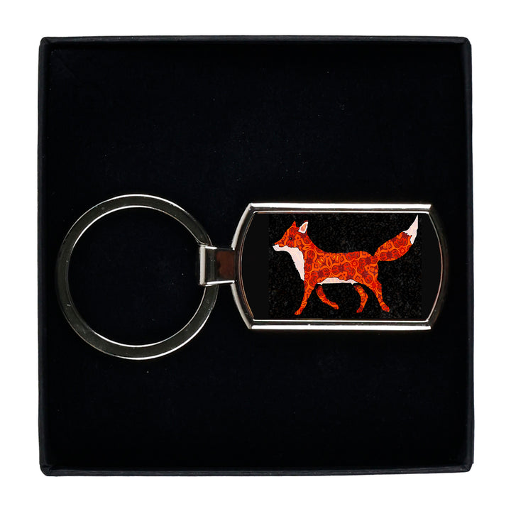 Fox on Black Keyring