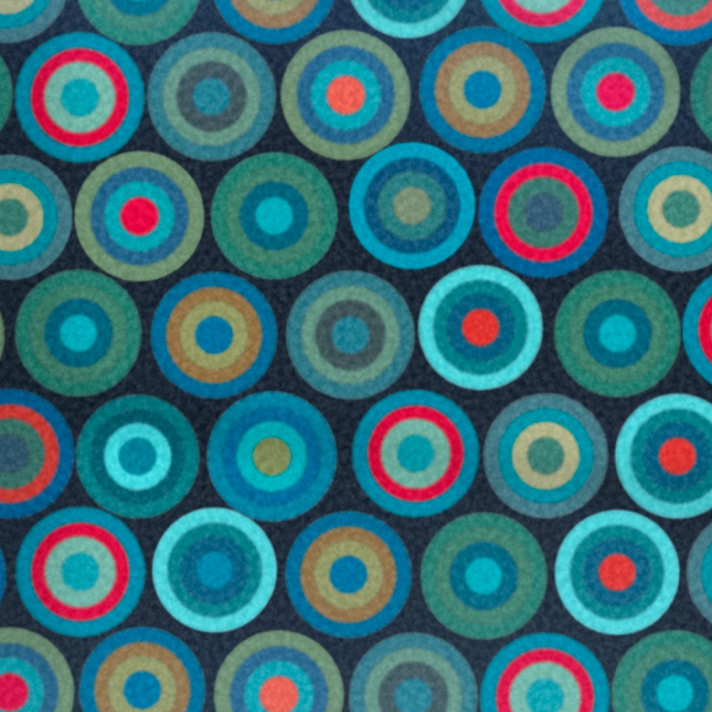 Abstract Circles Kitchen Splashback - Charcoal Circles