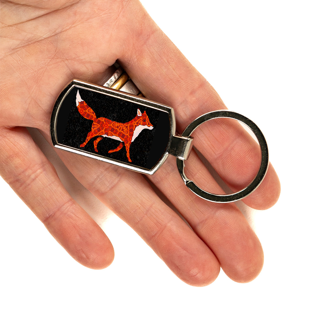 Fox on Black Keyring