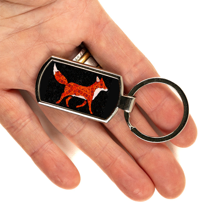 Fox on Black Keyring