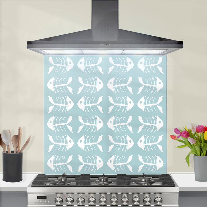 Bonefish Kitchen Splashback - Aqua