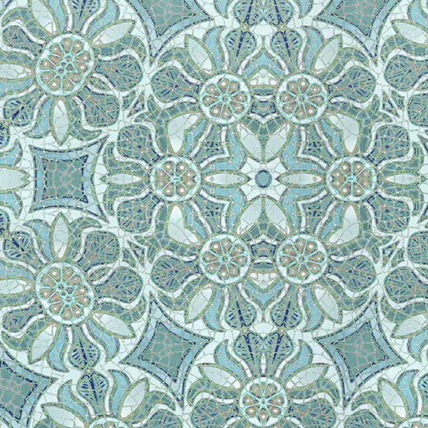 Pomegranate Kitchen Splashback - Aqua