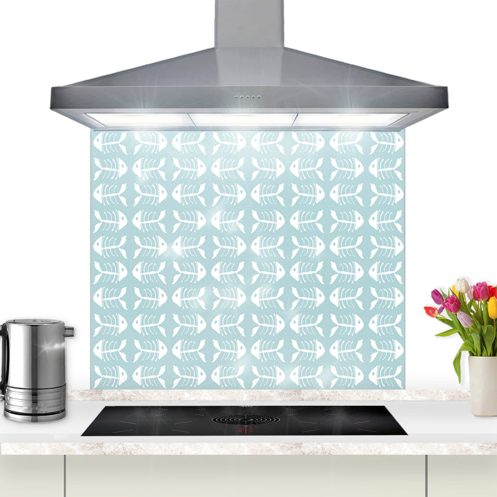 Bonefish Kitchen Splashback - Aqua