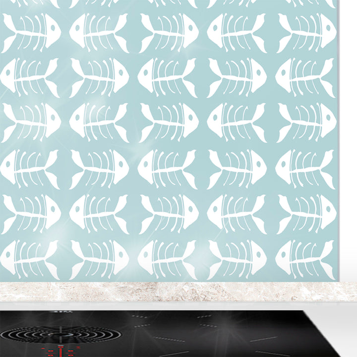 Bonefish Kitchen Splashback - Aqua