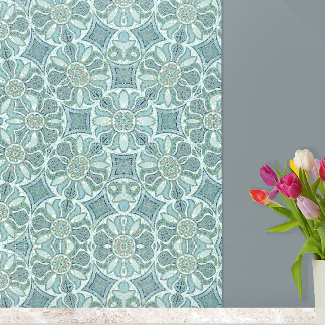Pomegranate Kitchen Splashback - Aqua