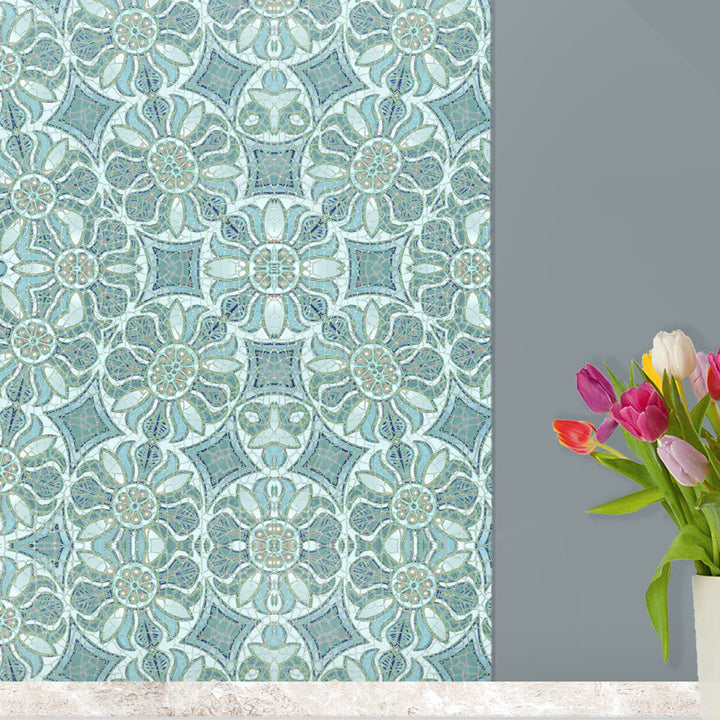 Pomegranate Kitchen Splashback - Aqua