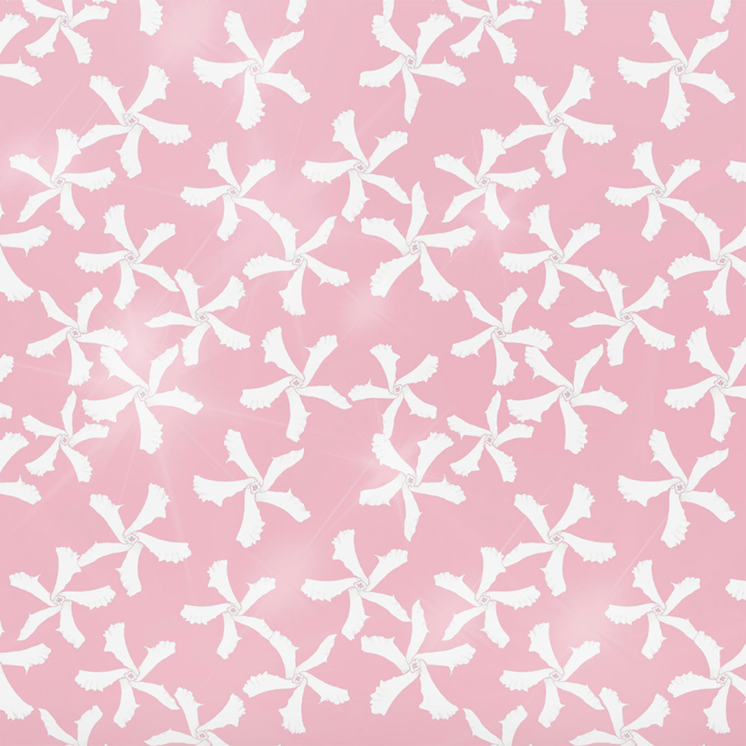 Jasmine Flower Kitchen Splashback - Pink &amp; White