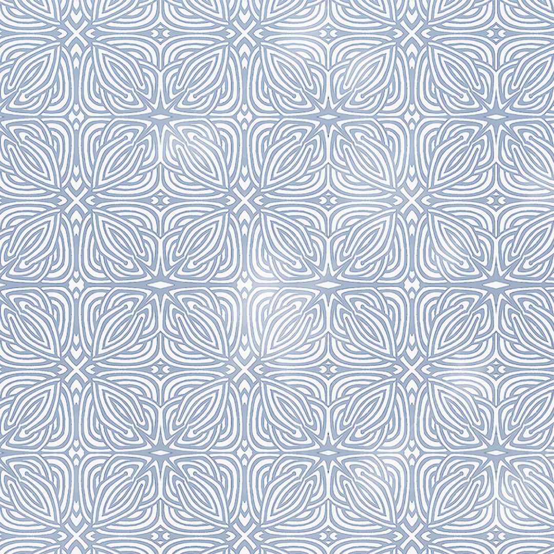Celtic Knot Kitchen Splashback - Grey &amp; White