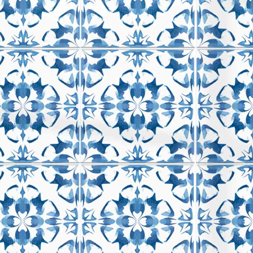 Blue White &