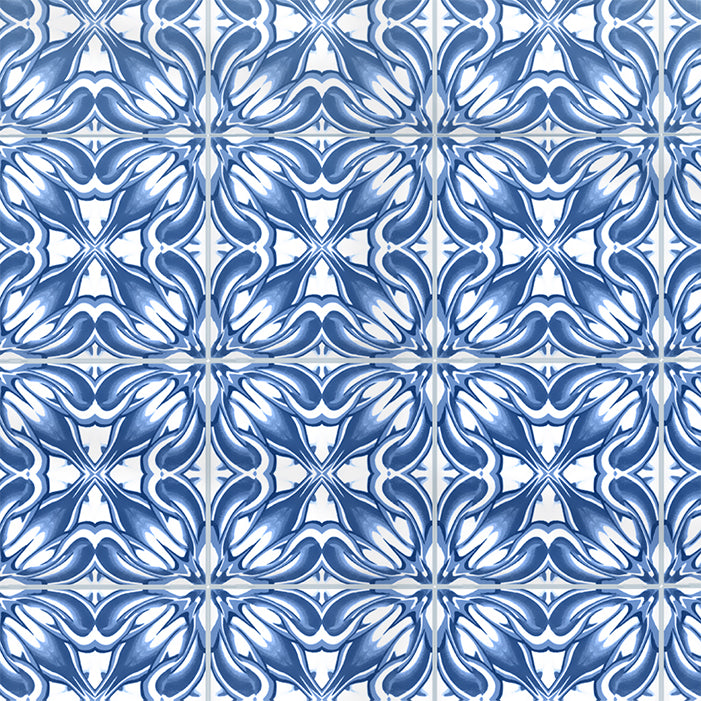 Blue White &