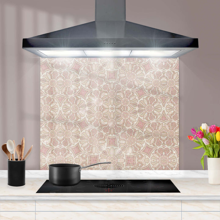 Pomegranate Kitchen Splashback - Plaster Pinks
