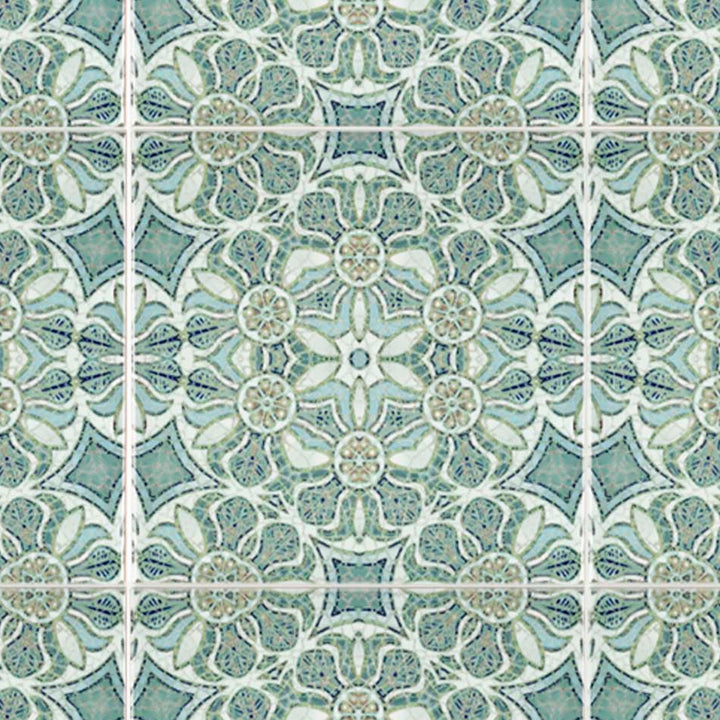 Pomegranate Tiles - Aqua