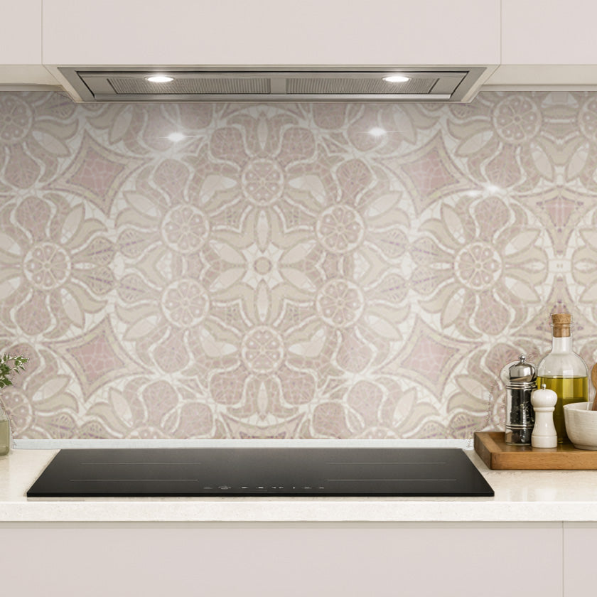 Pomegranate Kitchen Splashback - Plaster Pinks