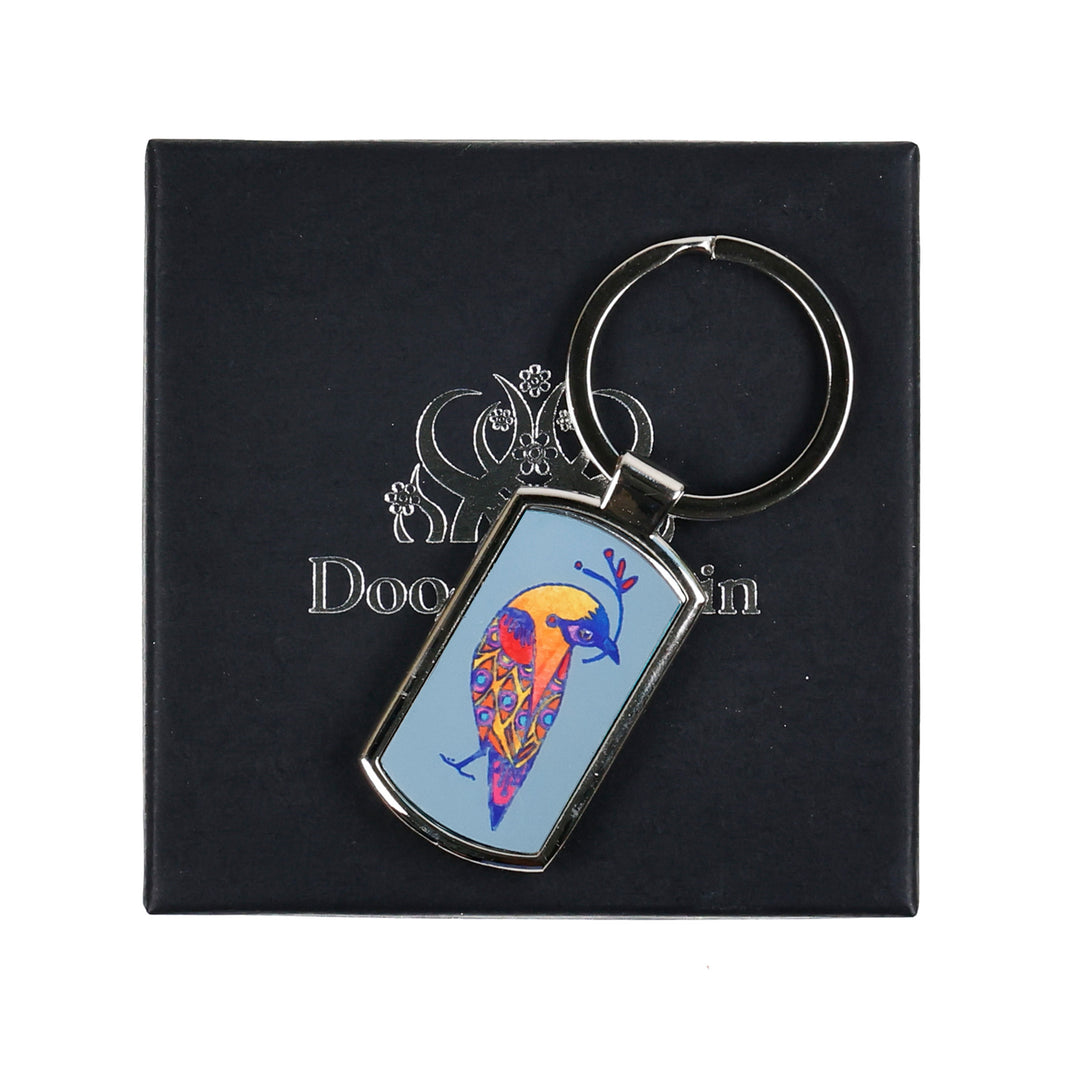 Colourful Lovebird Keyring