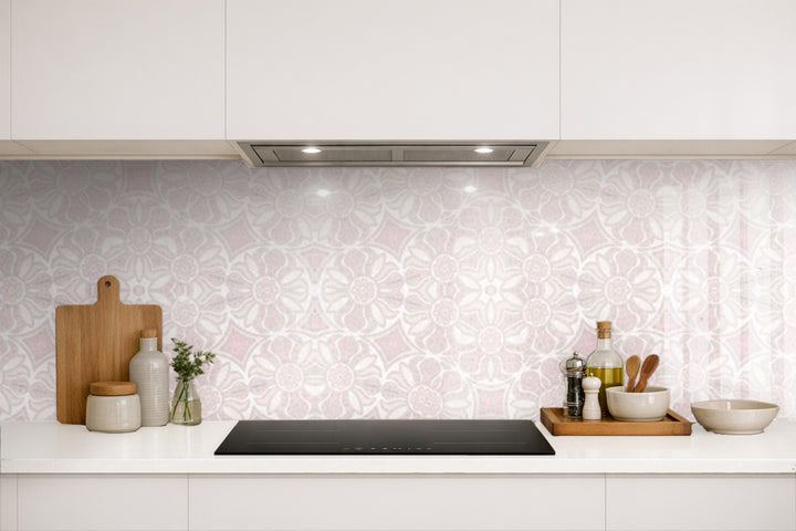 Pomegranate Kitchen Splashback - Pale Pinks Softened