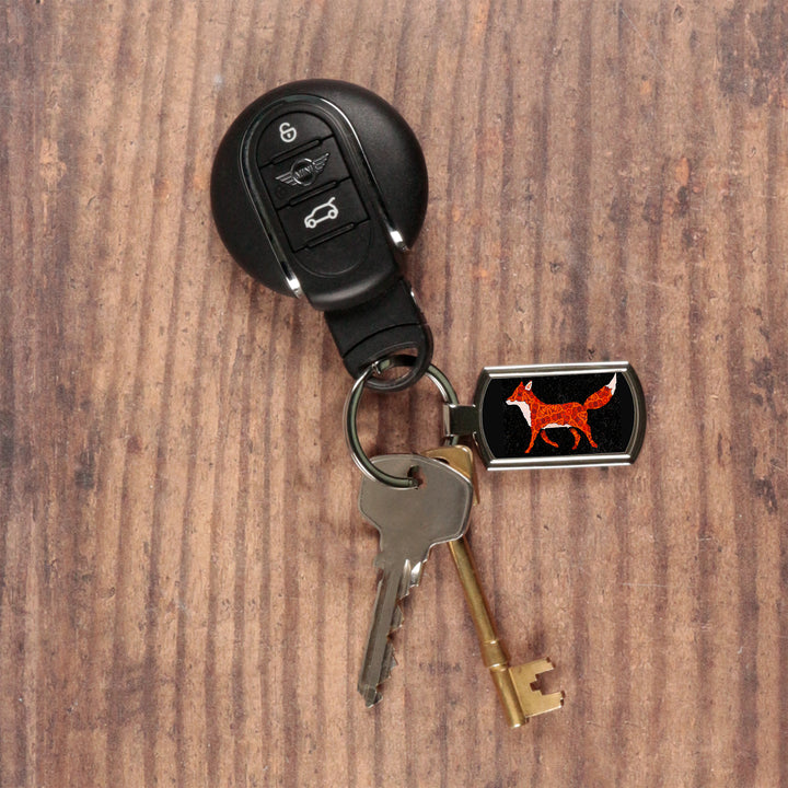 Fox on Black Keyring