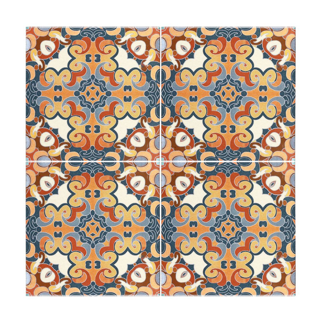 Cantonese Tile  - Fired Ink version
