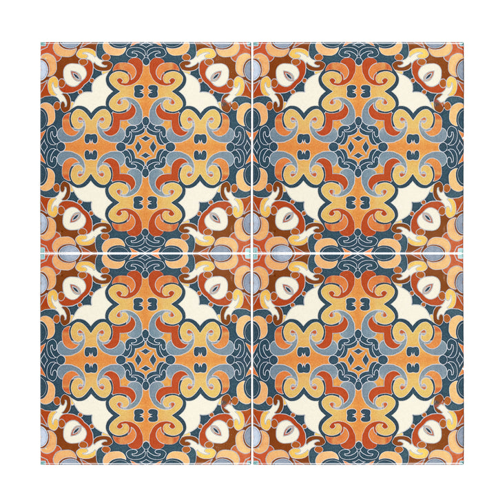 Cantonese Tile  - Fired Ink version
