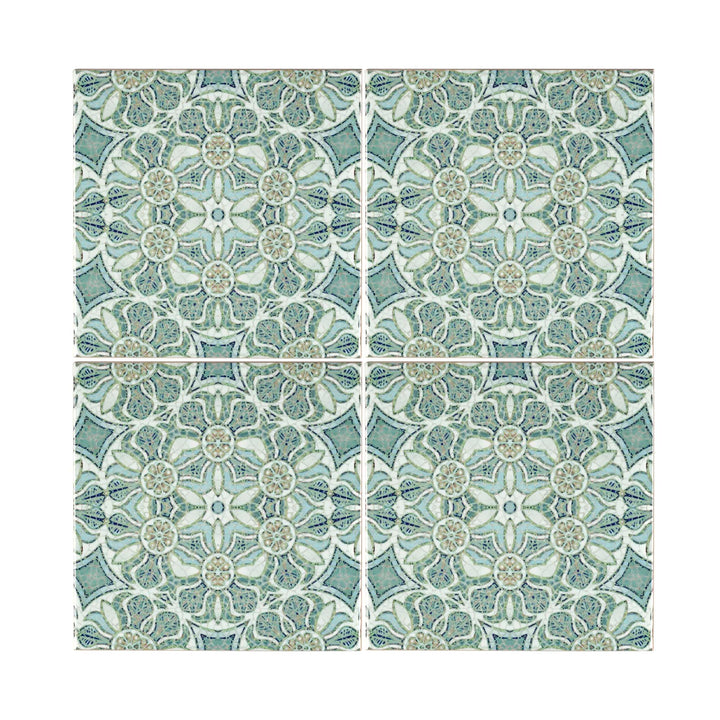 Pomegranate Tiles - Aqua
