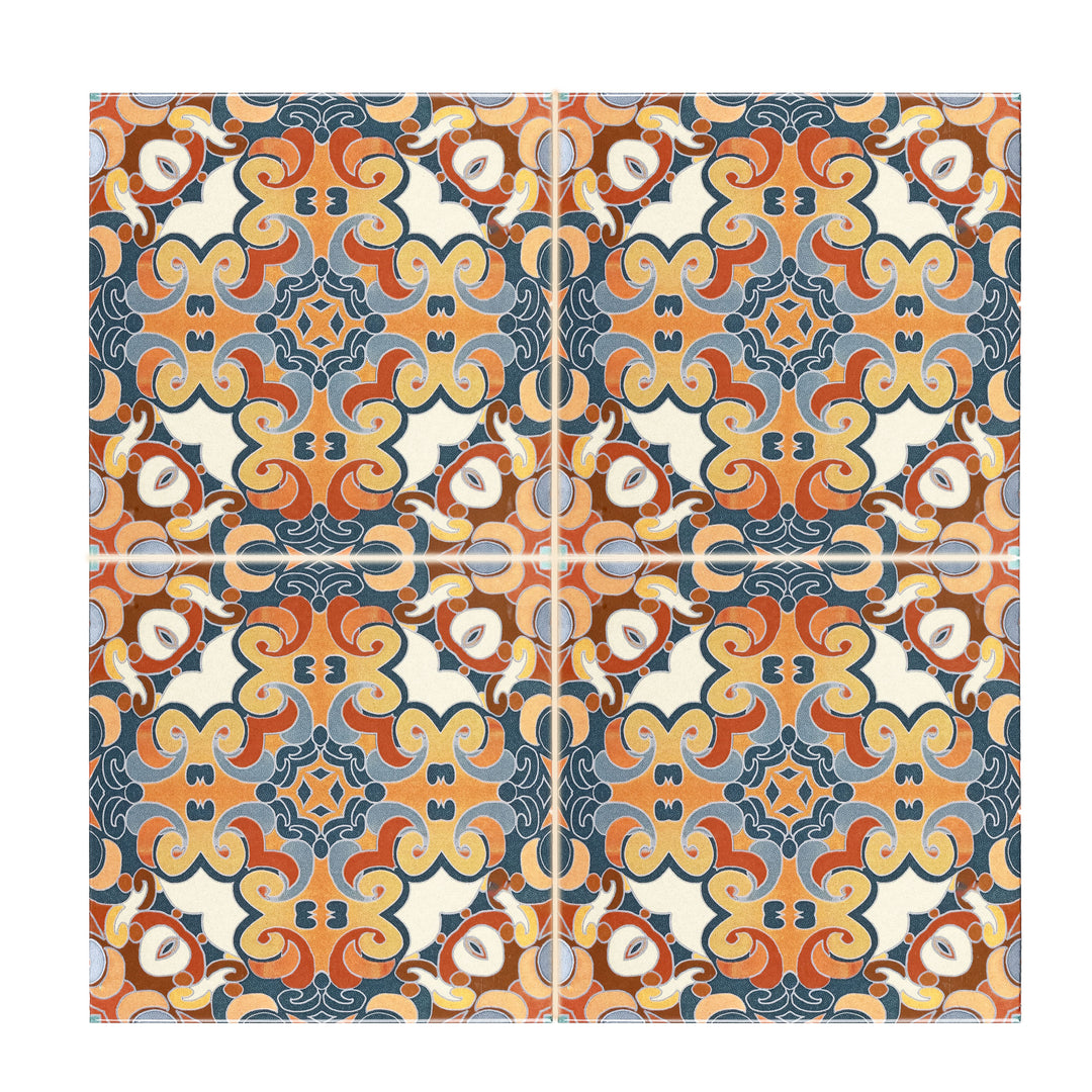 Cantonese Tile  - Fired Ink version