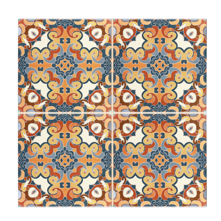 Cantonese Tile  - Fired Ink version