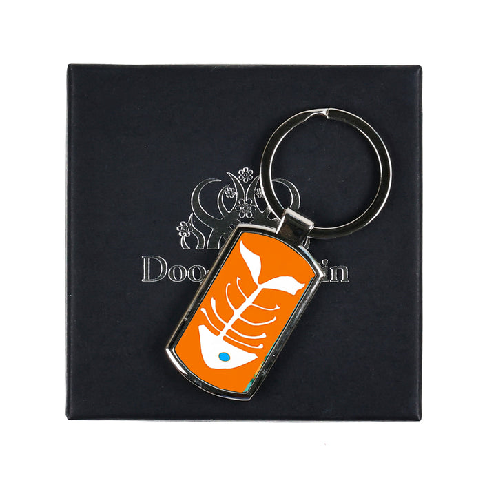Orange Bonefish Keyring