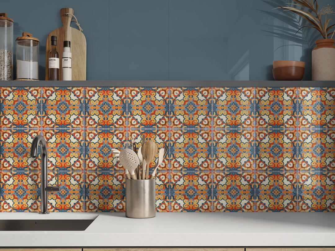 Cantonese Tile  - Fired Ink version