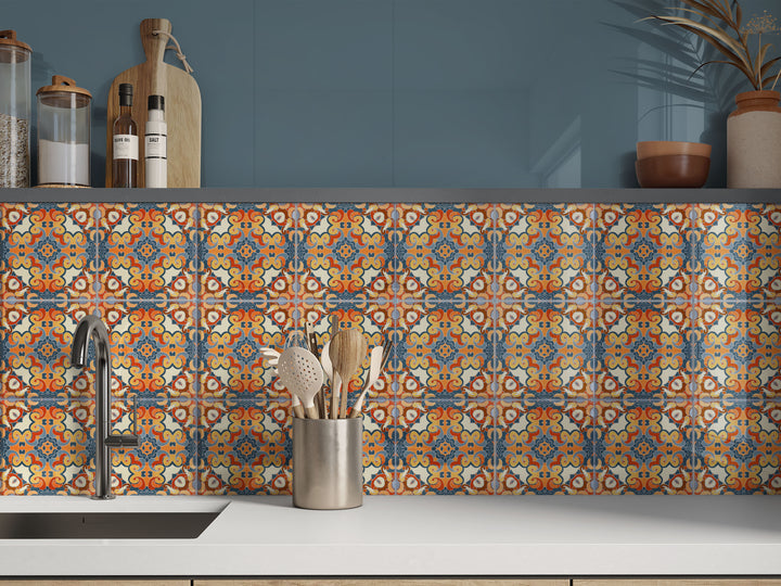 Cantonese Tile  - Fired Ink version