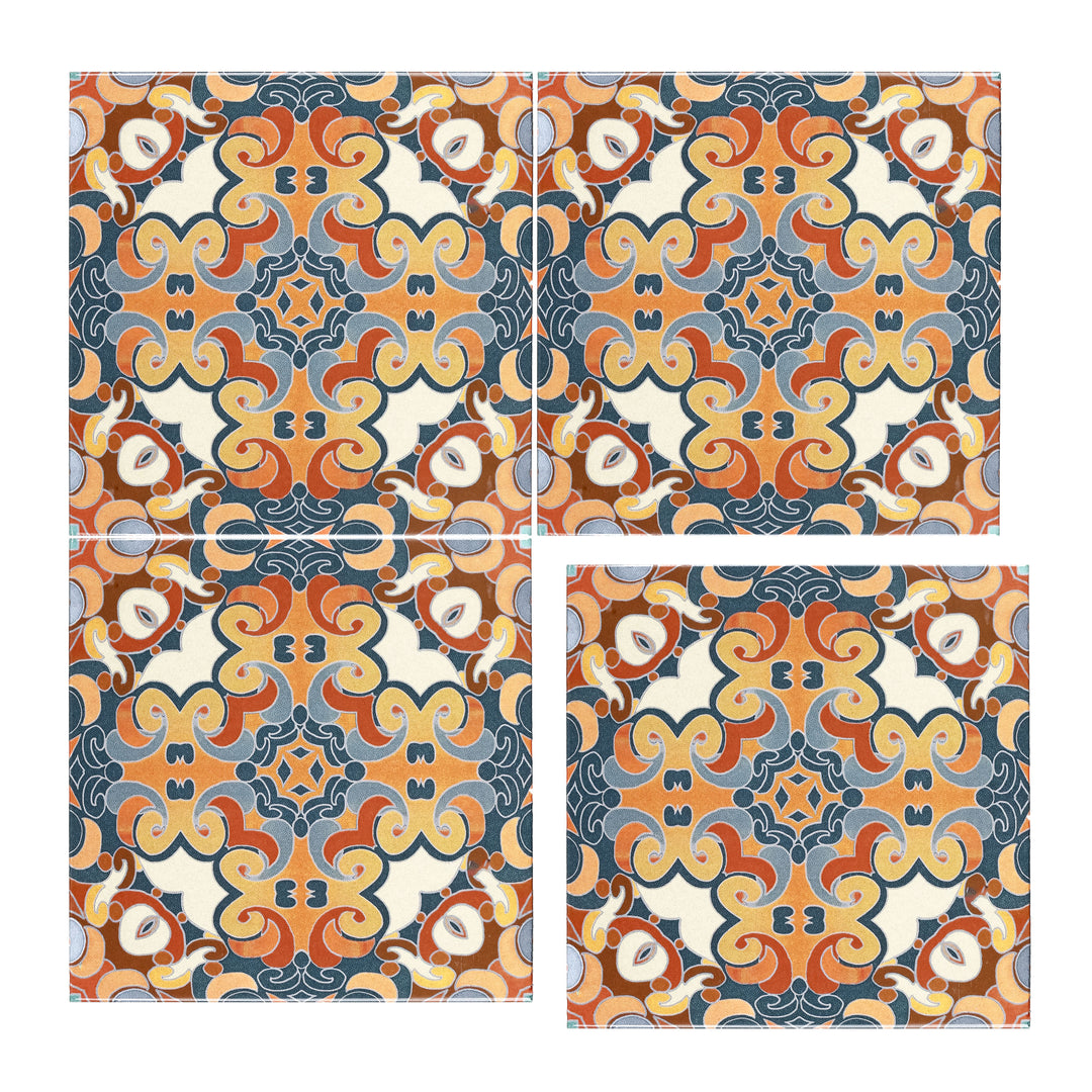 Cantonese Tile  - Fired Ink version