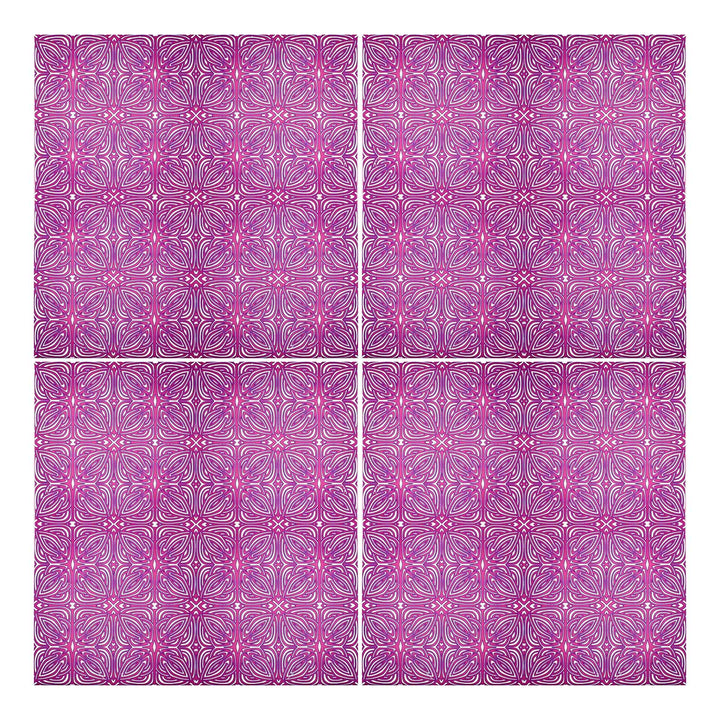 Rhododendron Tile - Pink Purple Celtic - Small Scale