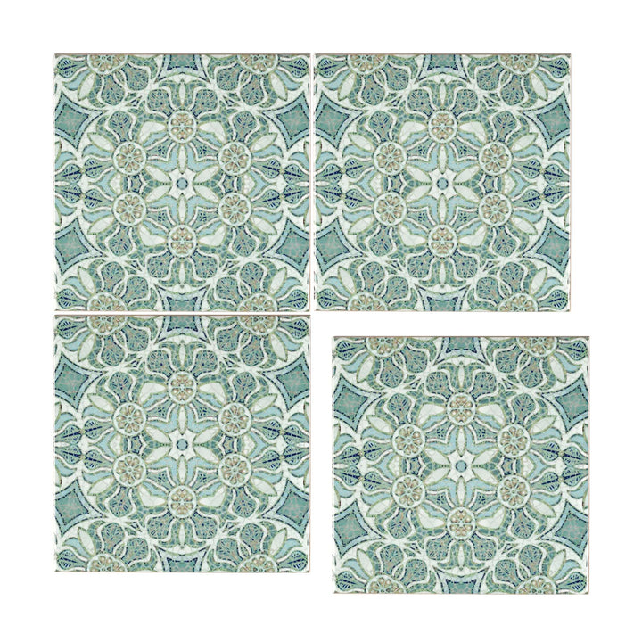 Pomegranate Tiles - Aqua