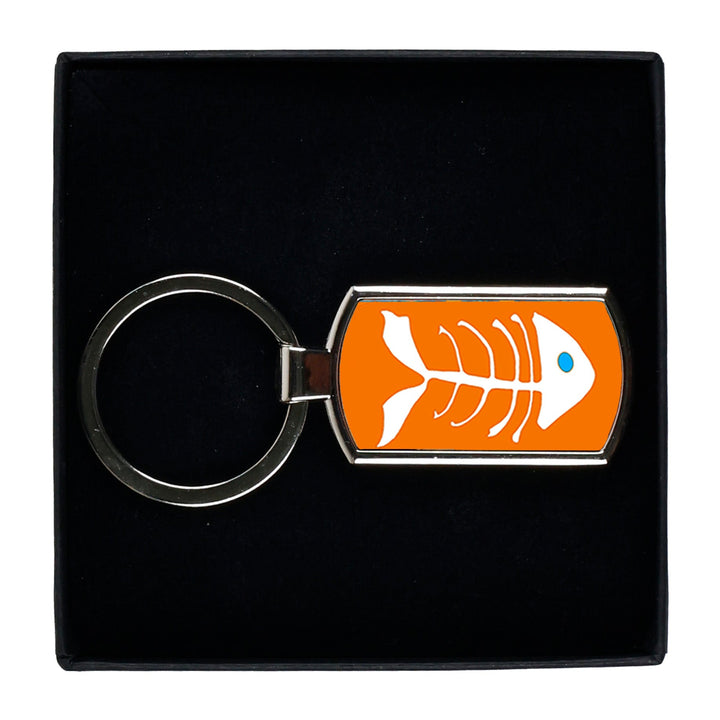 Orange Bonefish Keyring