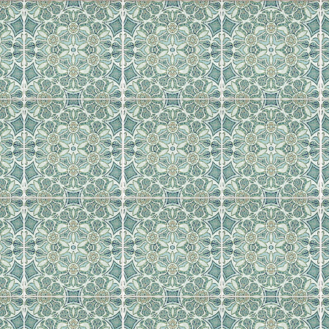 Pomegranate Tiles - Aqua