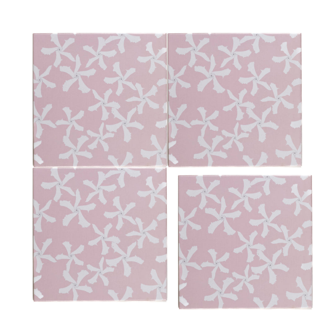 Jasmine Flower - Pink - Fired Ink version