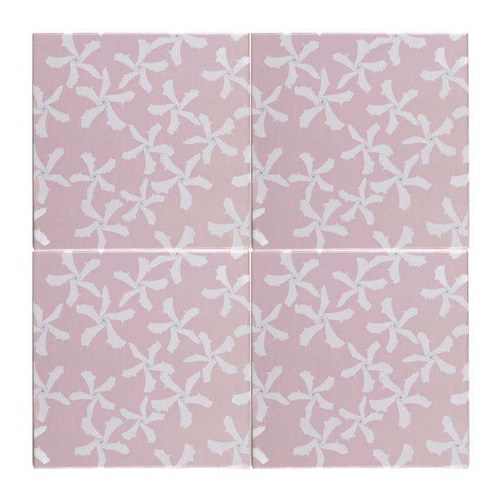 Jasmine Flower - Pink - Fired Ink version