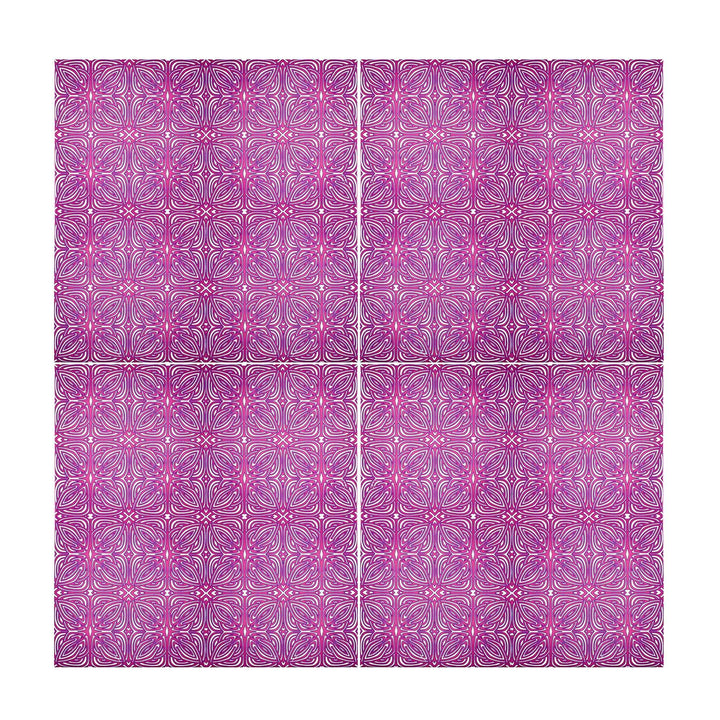 Rhododendron Tile - Pink Purple Celtic - Small Scale