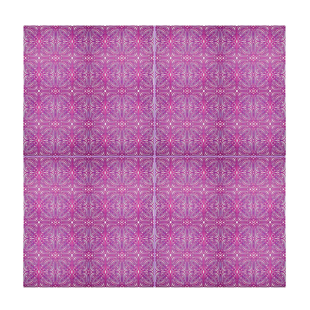 Rhododendron Tile - Pink Purple Celtic - Small Scale