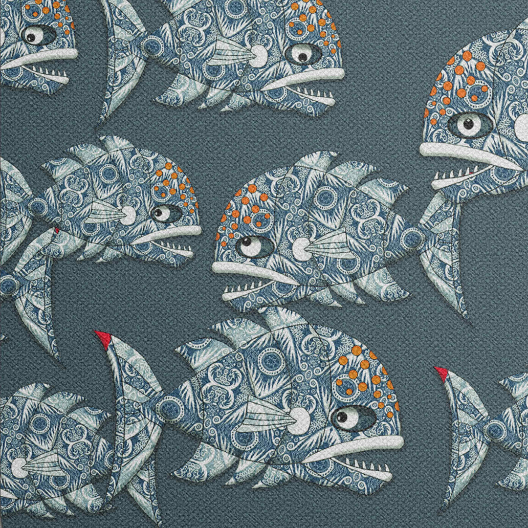 Grumpy Fish Mouse Mat / Gaming Mat