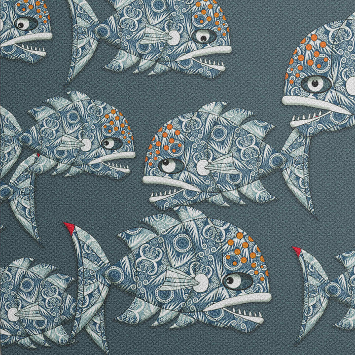 Grumpy Fish Mouse Mat / Gaming Mat